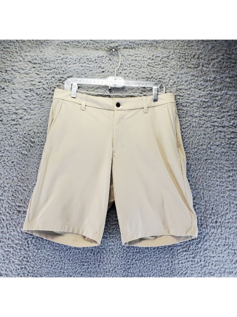 Lululemon Shorts Mens Size 32 Tan Commission Lightweight Stretch Classic Fit